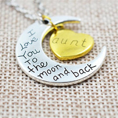 To The Moon and Back Necklace for Family Members