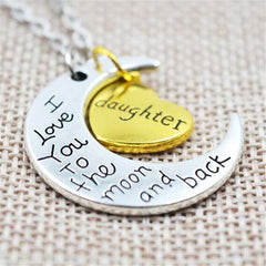 To The Moon and Back Necklace for Family Members