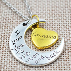 To The Moon and Back Necklace for Family Members