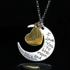 To The Moon and Back Necklace for Family Members